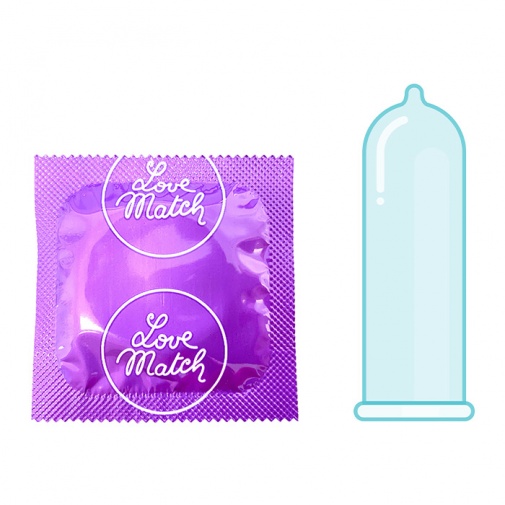 Extra hrubé kondómy Love Match