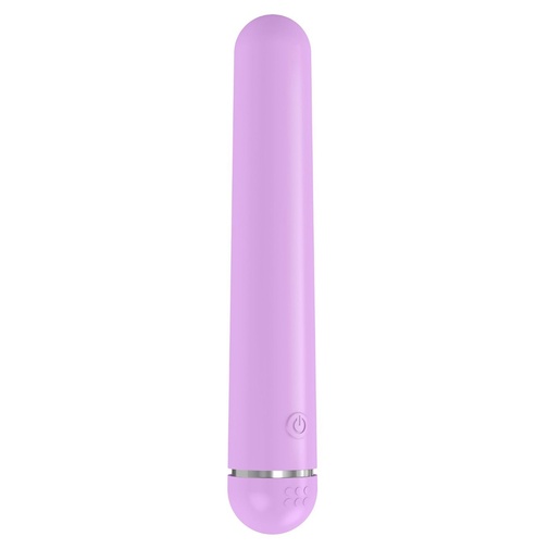 Ružový hladký luxusný vibrátor zo silikónu - OVO F5.