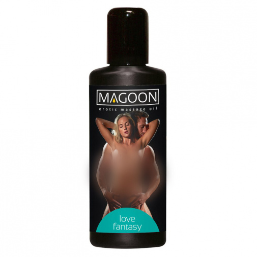 100 ml masážny olej Magoon s príjemnou vôňou.