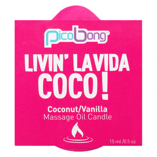 Masážna sviečka pre pár s vôňou kokos a vanilka značky Lelo - PicoBong