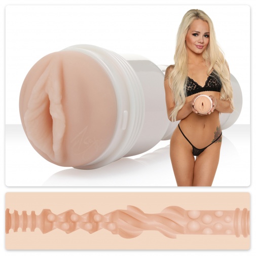 Fleshlight masturbátor v tvare originálneho odliatku vagíny pornoherečky Elsa Jean.