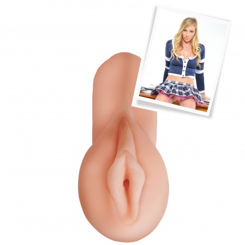Masturbátor v tvare vagíny z jemného realistického materiálu Pipedream Extreme Sorority Snatch.
