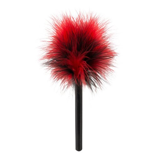 Mini Feather jemné štekliace pierko červené