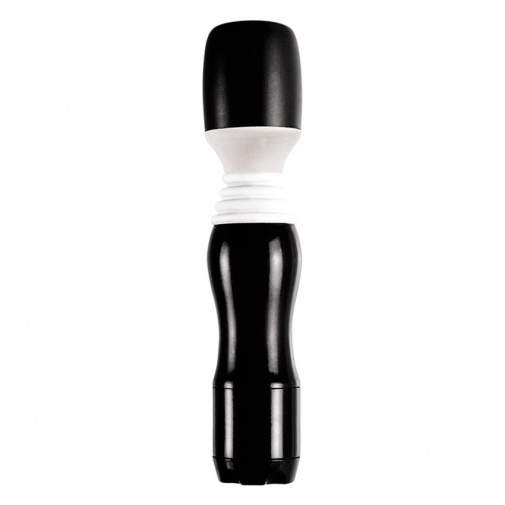 Maličká vibračná masážna hlavica v čiernej farbe -Wanachi Mini-Mini-Mini.
