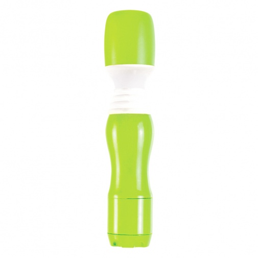 Maličká vibračná masážna hlavica v zelenej farbe -Wanachi Mini-Mini-Mini.