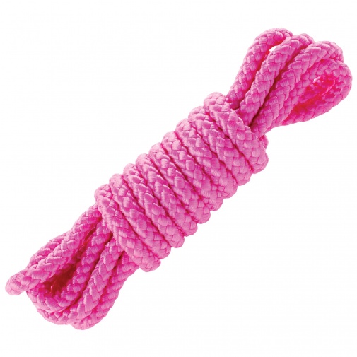 Mini Silk Rope ružové pevné lano dlhé 183 cm.