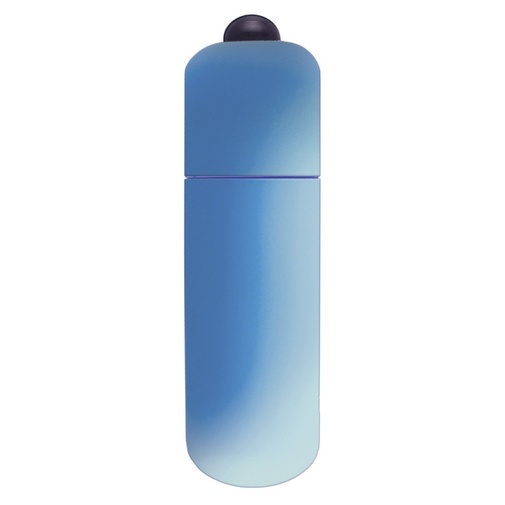 Modré mini vibračné vajíčko na dráždenie erotogénnych zón, kompletne vodotesné, Meon Luv Touch Bullet od amerického výrobcu erotických pomôcok Pipedream.