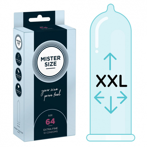 Mister Size thin 64 mm kondómy tenké - 10 ks