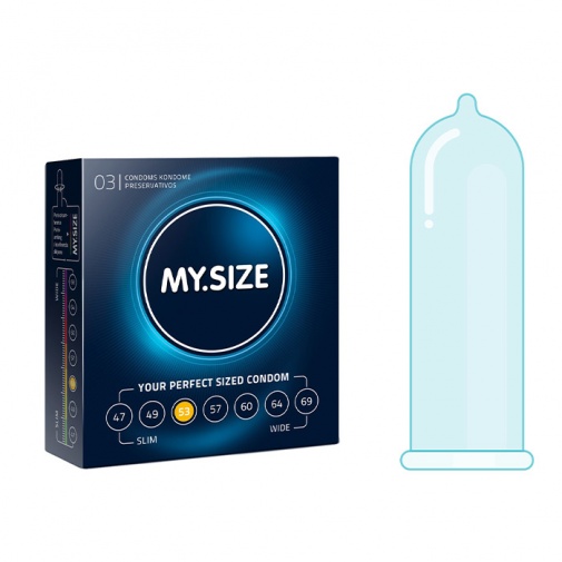 My.Size kondómy 53 mm - 3 ks