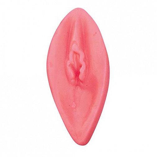 Vtipné malé mydlo v tvare vagíny.