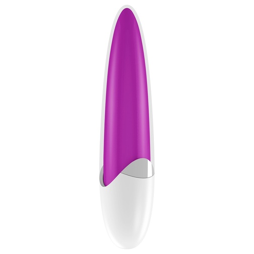 Drobný kvalitný vibrátor fialovej farby v tvare náboja - OVO D2