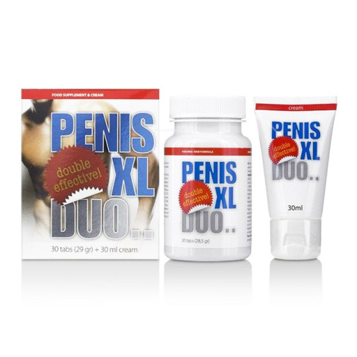 Penis XL Duo krém a tabletky na podporu erekcie 30 ml + 30 ks