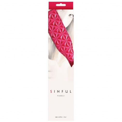 Dizajnová luxusná plácačka ružovej farby so slučkou na zavesenie o zápästie.