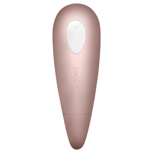 Detail na tlačítka stimulátora na dráždenie, satie klitorisu s jedenástimi módmi satia.