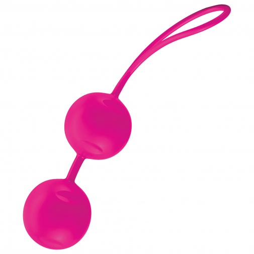 Kvalitné silikónové venušine guličky na spevnenie vagíny a svalov panvového dna v ružovej farbe značky Joydivision Joyballs Black.