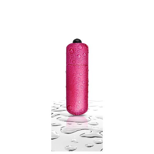 Malé vodotesné vibračné vajíčko ružovej farby s hodvábnym povrchom.