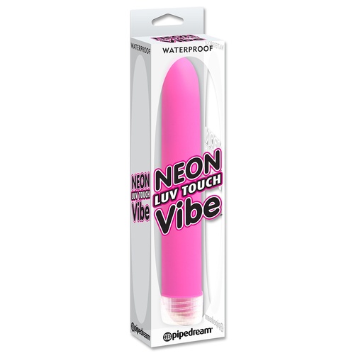 Vodotesný vibrátor ružovej farby Neon Luv Touch Vibe.