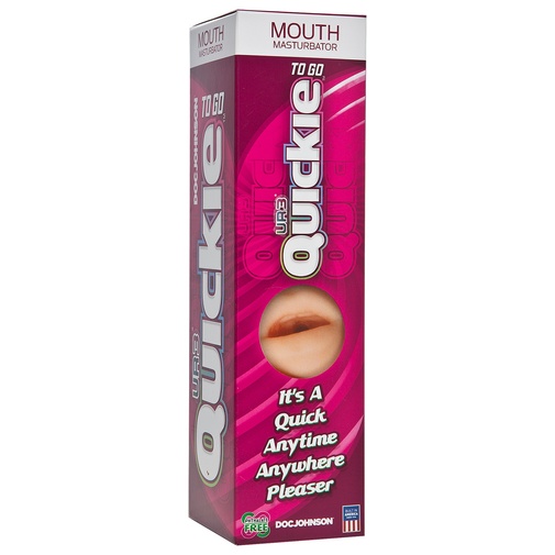V balení masturbátor pre mužov v tvare ženských úst z realistického materiálu.
