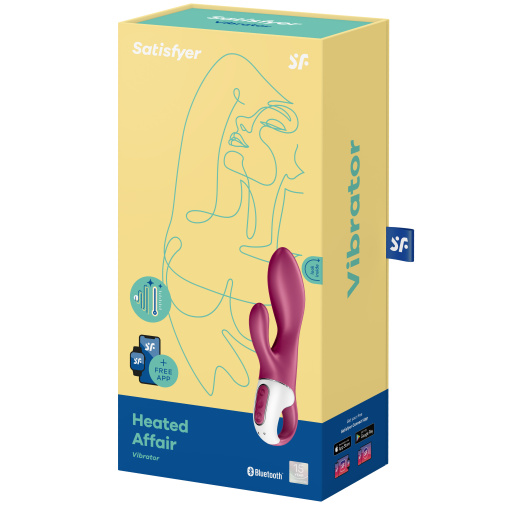 Vaginálny a klitorisový vibrátor s vyhrievaním. 