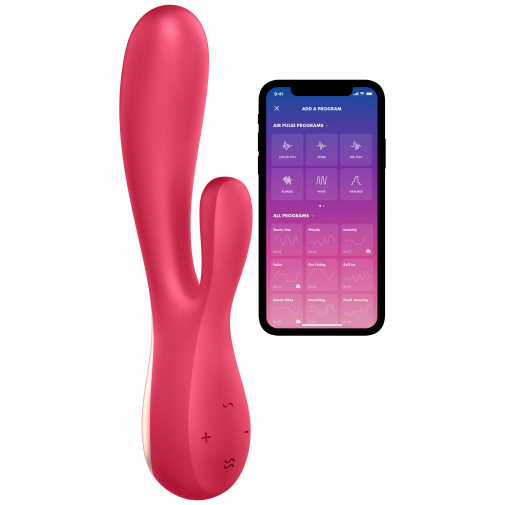 Satisfyer Mono Flex smart vibrátor na stimuláciu klitorisu a vagíny súčasne.