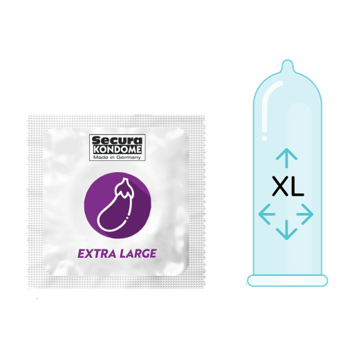 Secura Extra Large 60 mm XL kondómy 1 ks