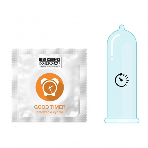 Secura Good Timer kondómy na dlhú výdrž 1 ks