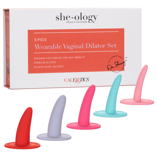 She-Ology vaginálne dilátory v krásnych farbách pre ženy trpiace vaginizmom. 