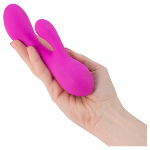 Dotykový ružový vibrátor z prvotriedneho silikónu na dráždenie bodu G a klitorisu zároveň.