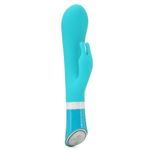 Pekný silikónový vibrátor s jemným hodvábnym povrchom a s výstupkom na dráždenie klitorisu.