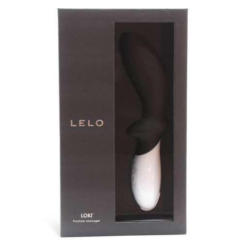 Luxusné darčekové balenie pánskeho nabíjateľného vibrátora na prostatu Lelo Loki.