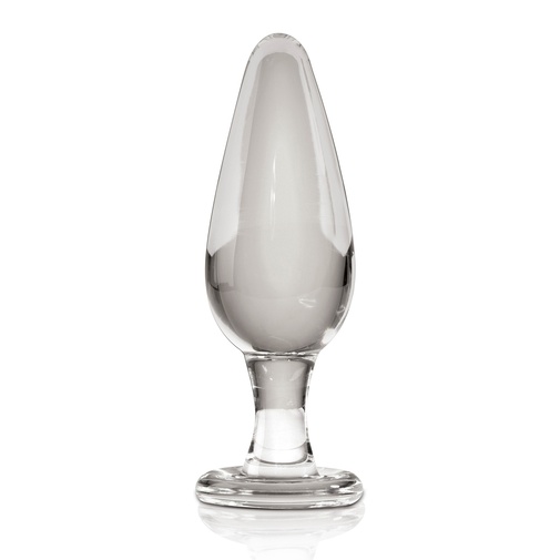 Elegantný ručne robený análny kolík zo skla - Icicles no.26.