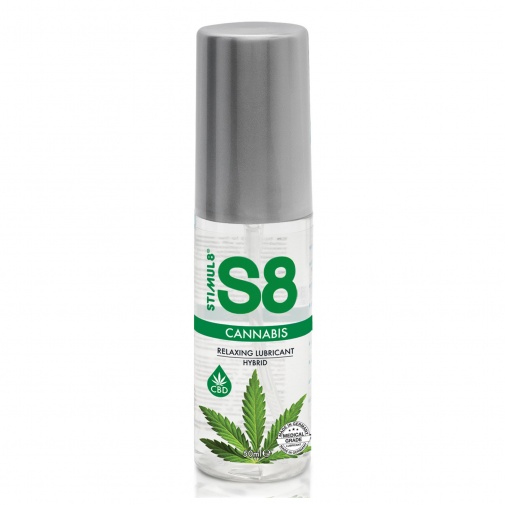 50ml relaxačný lubrikačný gél Stimul8 Hybrid Cannabis s obsahom CBD