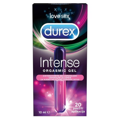 Špeciálny stimulačný gél na klitoris Durex Intense Orgasmic gél na zintenzívnenie orgazmov.