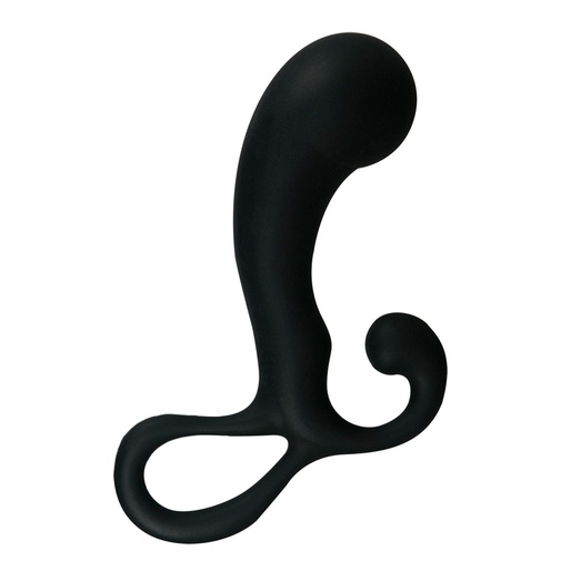 Čierny silikónový análny kolík pre mužov na stimuláciu prostaty - Invader Prostate Plug 9 cm.