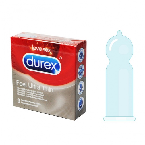 Kondómy Durex Feel Ultra Thin 3ks balenie
