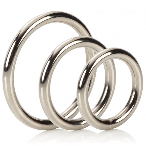 Silver Ring set kovových krúžkov 3 ks