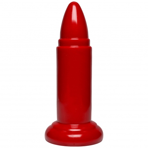 Gigantický análny kolík červenej farby v tvare nábojnice - American Bombshell B-10 Missile.