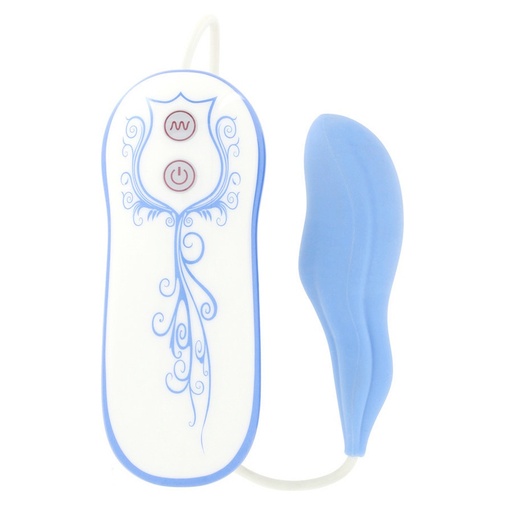 Vibračné vajíčko modrej farby s ovládačom vibrácii - Vibe Therapy Discerner.