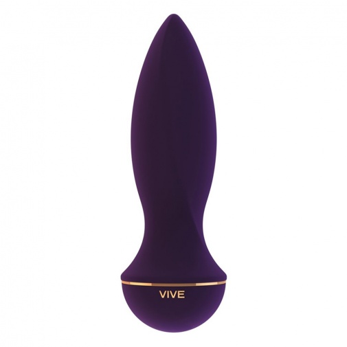 Luxusný silikónový vibrátor/kolík Vive Zesiro fialový