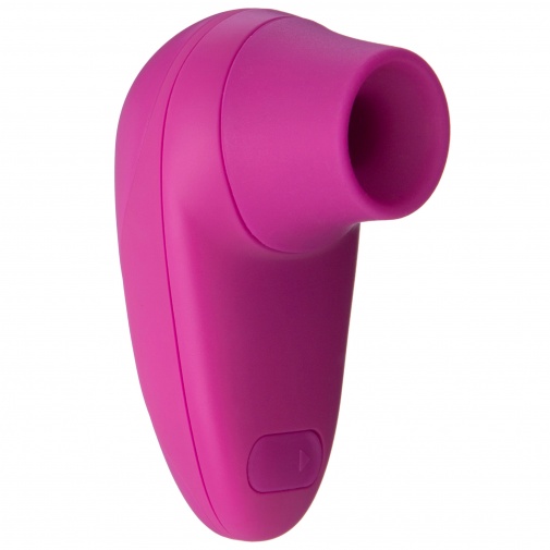Menší bezdotykový sací stimulátor klitorisu ružovej farby s výkonným motorčekom - Womanizer Starlet.