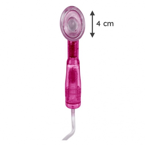 Anatomická vibračná vákuová pumpa pre ženy na klitoris.