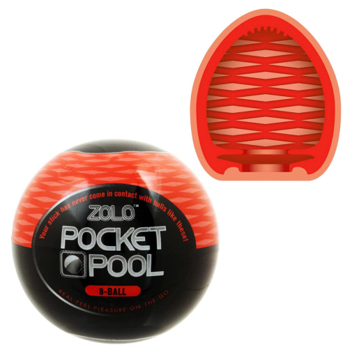 Pocket Pool stimulačná masturbačná násada červená