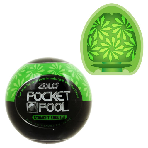 Pocket Pool stimulačná masturbačná násada zelená
