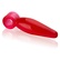 Maličký análny kolík na prst v červenej farbe, vhodný pre úplných začiatočníkov - Anal Finger.