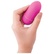 Detail na veľkosť malého vodotesného vibračného vajíčka ružovej farby.