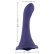 Vibračný strap-on pre mužov aj ženy fialovej farby. 