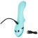 Klitorisový vibrátor vyrobený zo silikónu s jemnými výstupkami a rotačnou vaginálnou časťou. 