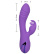 Silikónový vibrátor fialovej farby. Vaginálna časť má štruktúru ktorá pripomína reálny penis.  