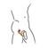 Erekčný krúžok Mr.Hook umiestnený na koreni penisu zo stimuláciou pánskeho anusu.