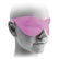 Ružová silikónová maska na oči s nastaviteľnými popruhmi.
